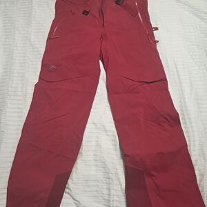 Arc'teryx Women's Red/Dark Pink Ski Shell Pants